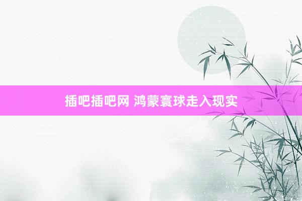 插吧插吧网 鸿蒙寰球走入现实