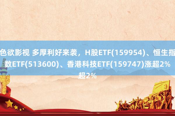 色欲影视 多厚利好来袭，H股ETF(159954)、恒生指数ETF(513600)、香港科技ETF(159747)涨超2%