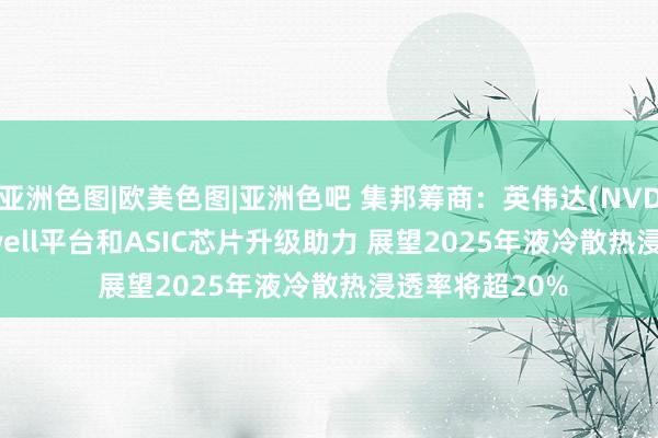 亚洲色图|欧美色图|亚洲色吧 集邦筹商：英伟达(NVDA.US)Blackwell平台和ASIC芯片升级助力 展望2025年液冷散热浸透率将超20%