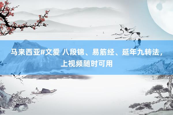 马来西亚#文爱 八段锦、易筋经、延年九转法，上视频随时可用
