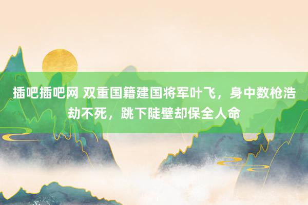 插吧插吧网 双重国籍建国将军叶飞，身中数枪浩劫不死，跳下陡壁却保全人命