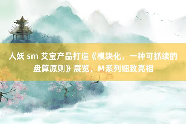 人妖 sm 艾宝产品打造《模块化，一种可抓续的盘算原则》展览，M系列细致亮相