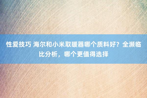 性爱技巧 海尔和小米取暖器哪个质料好？全濒临比分析，哪个更值得选择