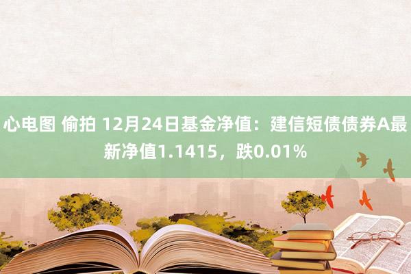 心电图 偷拍 12月24日基金净值：建信短债债券A最新净值1.1415，跌0.01%