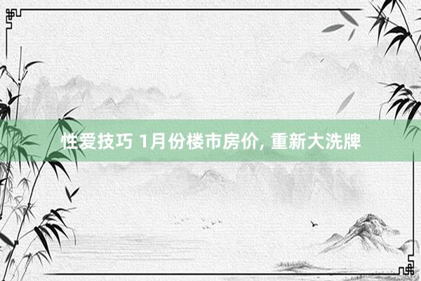 性爱技巧 1月份楼市房价, 重新大洗牌