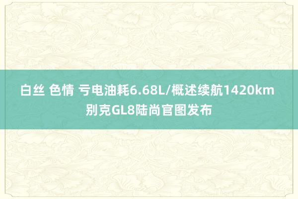 白丝 色情 亏电油耗6.68L/概述续航1420km 别克GL8陆尚官图发布